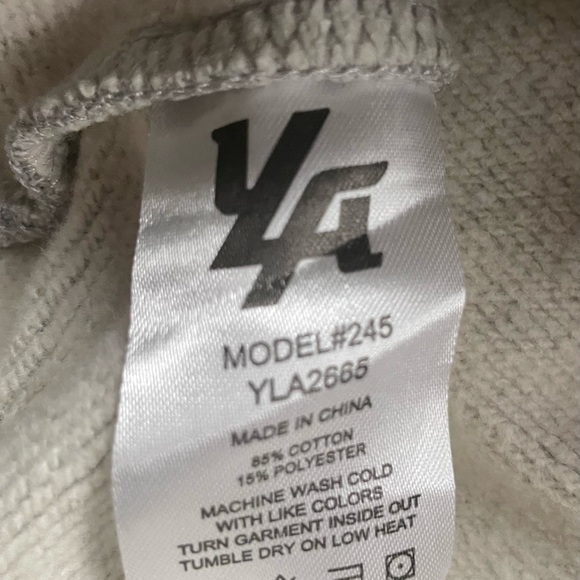 {L} NWT YoungLA #245 Autograph Jogger Heathered Grey - Picture 8 of 8